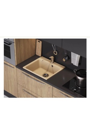 мойка кварцевая Quartz Bond 530 грей 530*480*180мм (без сифона)