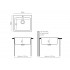 мойка кварцевая Quartz Bond 530 грей 530*480*180мм (без сифона)