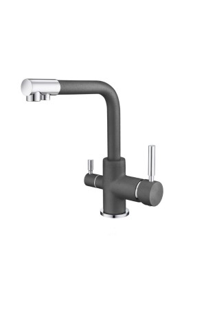 Смеситель высокий излив 3003 Антрацит EMAR