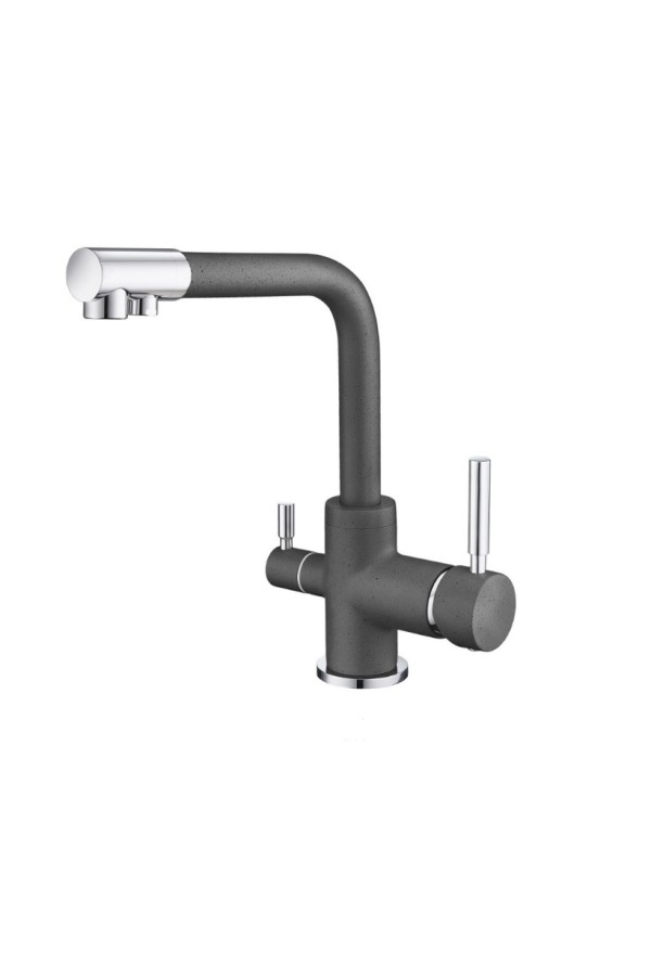 Смеситель высокий излив 3003 Антрацит EMAR