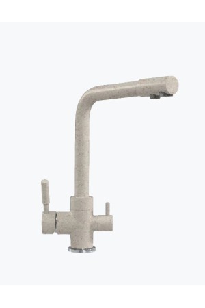 смеситель Высокий Дуо №327 кремовый