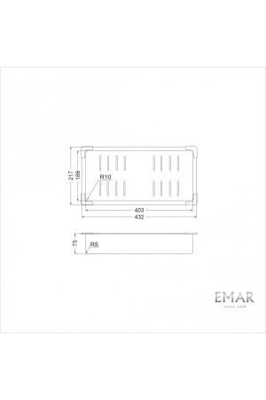 корзина 410 EMAR (к мойке EMB-101/116)
