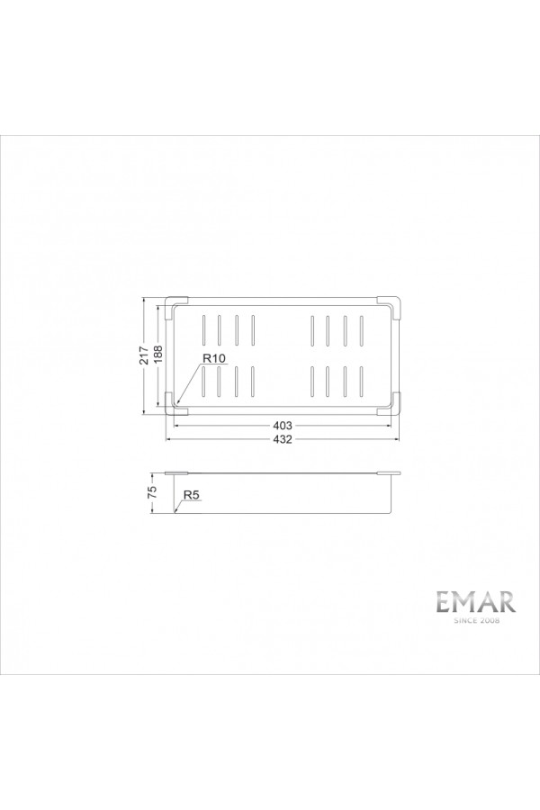 корзина 410 EMAR (к мойке EMB-101/116)