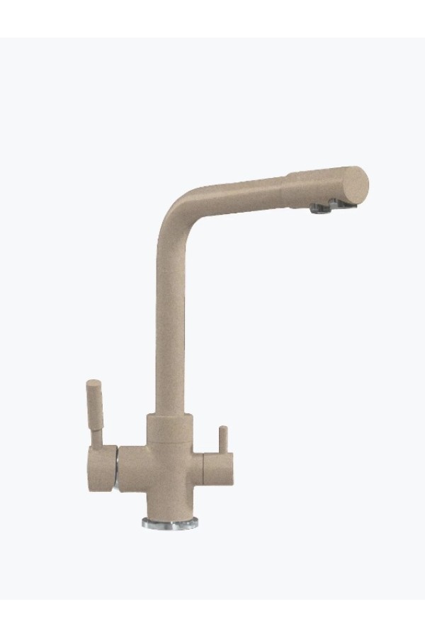 Смеситель Высокий Дуо саванна