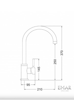 смеситель EMAR 3004.9 алмаз