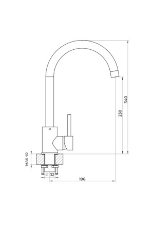 смеситель Polygran Альтаир черный №16