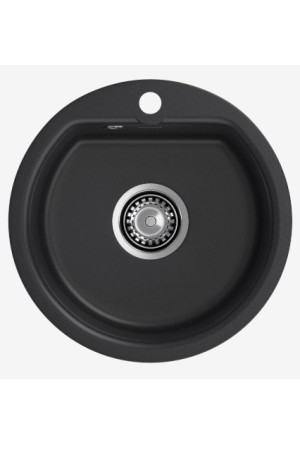 мойка мраморная SMART 435, черный, 434*160 мм