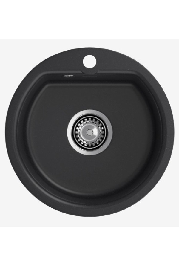 мойка мраморная SMART 435, черный, 434*160 мм