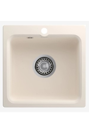 мойка мраморная SMART 430, белый, 430*430*160 м