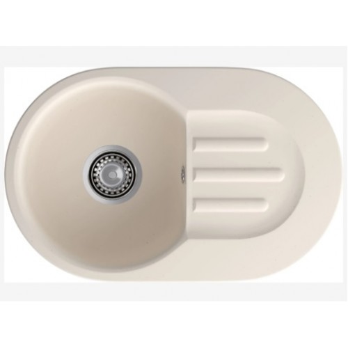 мойка мраморная SMART 685L, белый, 681*433*160 мм