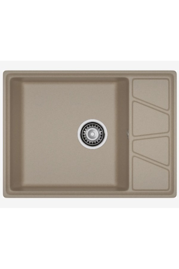 мойка мраморная GranFest Vertex 680L песочный 680*500*200мм