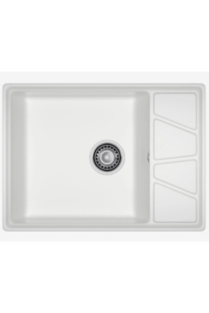 мойка мраморная GranFest Vertex 680L иней 680*500*200мм