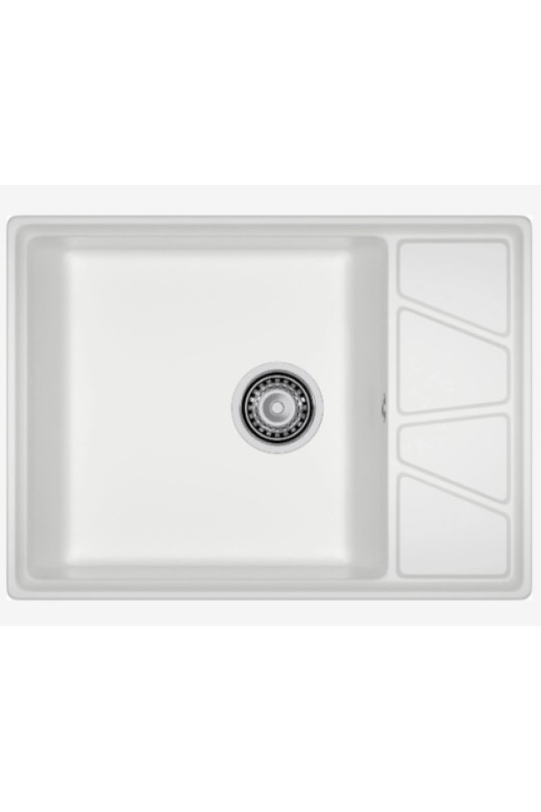 мойка мраморная GranFest Vertex 680L иней 680*500*200мм