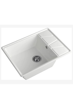 мойка мраморная GranFest Vertex 680L иней 680*500*200мм