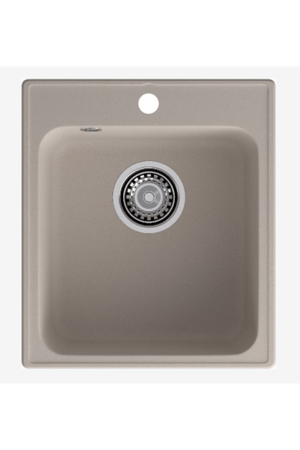 мойка кварцевая QUARZ 17 песочный 418*477*180мм (без сифона)