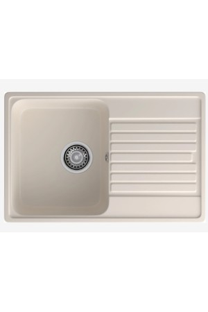 мойка кварцевая QUARZ 78 белый 736*476*180мм(без сифона)