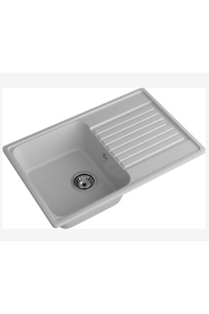 мойка кварцевая QUARZ 78 серый 736*476*180мм(без сифона)