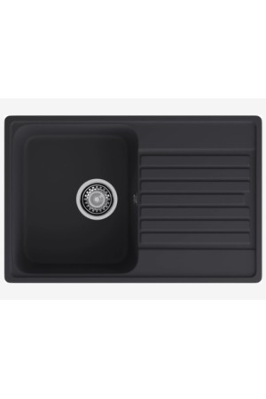 мойка кварцевая QUARZ 78 черный 736*476*180мм(без сифона)