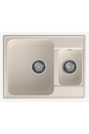 мойка кварцевая QUARZ 09 белый 617*478*180мм(без сифона)