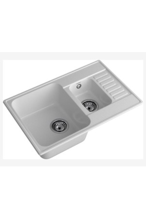 мойка кварцевая QUARZ 21К серый 737*478*180мм(без сифона)