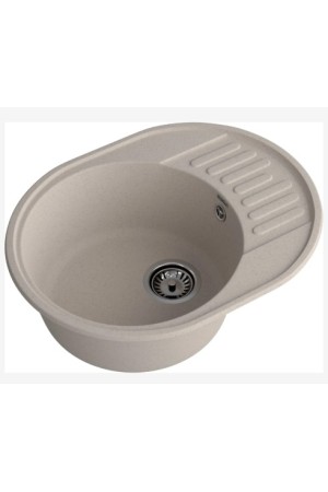 мойка кварцевая QUARZ 58 песочный 617*480*180мм(без сифона)