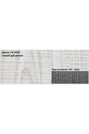 Пластик HPL 3050х1300х0,6 PF LM 0639LW старый дуб декале Lemark