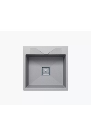 мойка кварцевая Tolero Blade-500 платина, 500*500*200 мм