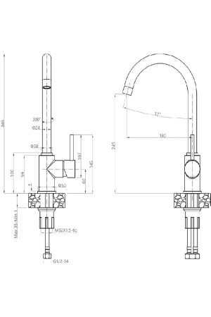 смеситель GranFest  3650 иней