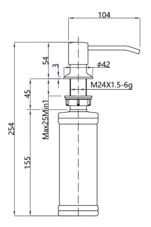 дозатор GranFest QUARZ Z-5001
