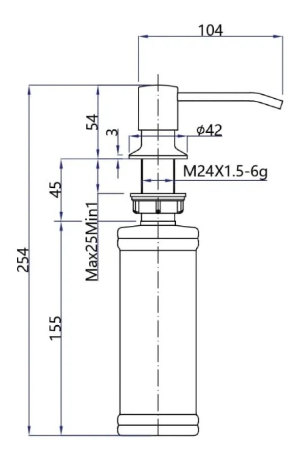 дозатор GranFest QUARZ Z-5001