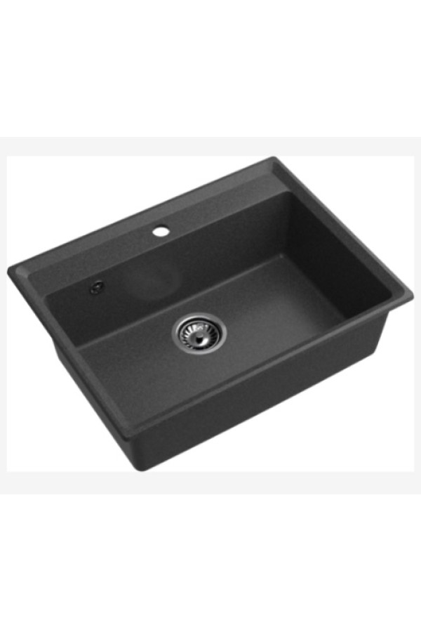 мойка мраморная GranFest Level 660 графит 660*500*200 мм