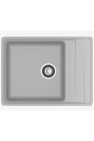 мойка мраморная GranFest Level 660L серый 660*500*250 мм