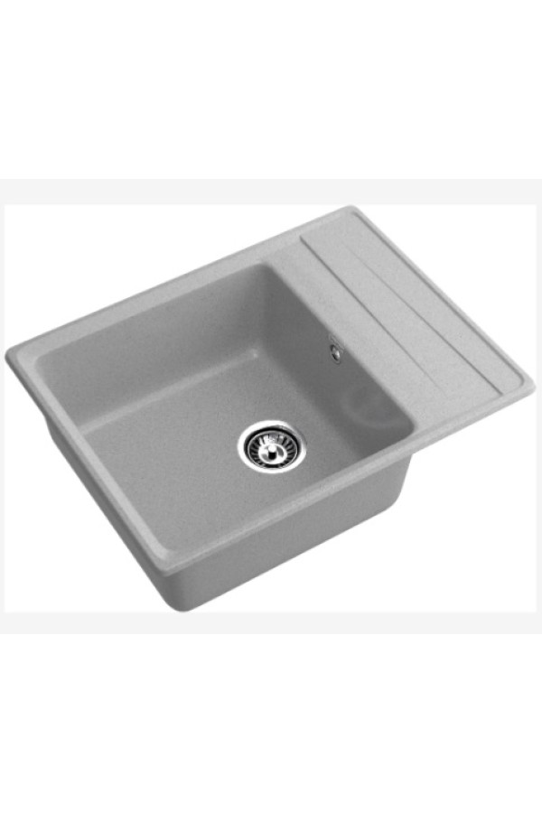 мойка мраморная GranFest Level 660L серый 660*500*250 мм