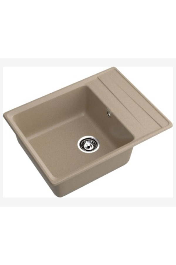 мойка мраморная GranFest Level 660L песочный 660*500*250 мм