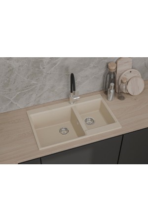 мойка мраморная GranFest Level 780K кашемир 780*500*200 мм