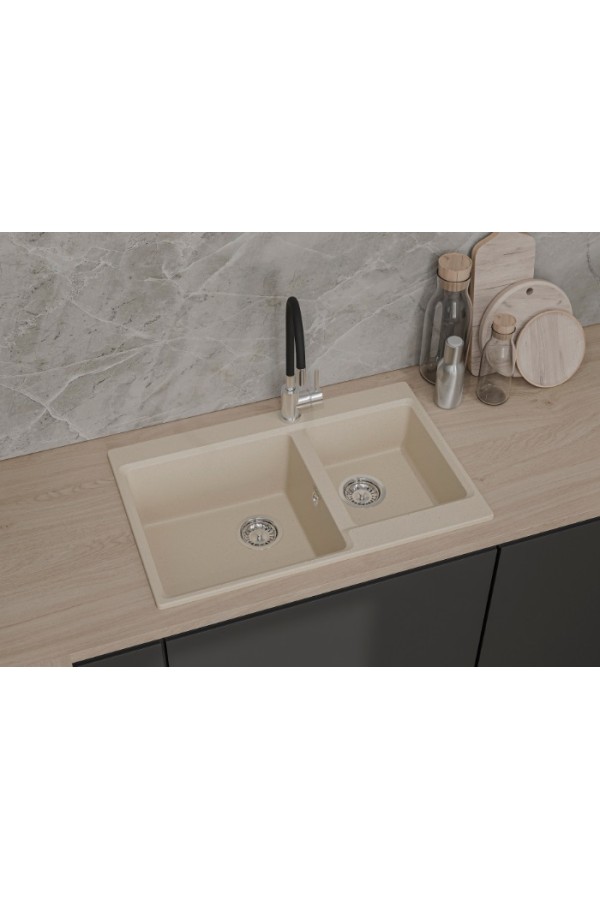 мойка мраморная GranFest Level 780K кашемир 780*500*200 мм