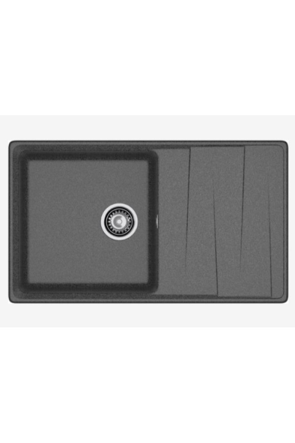 мойка мраморная GranFest Level 860L графит 860*500*200 мм