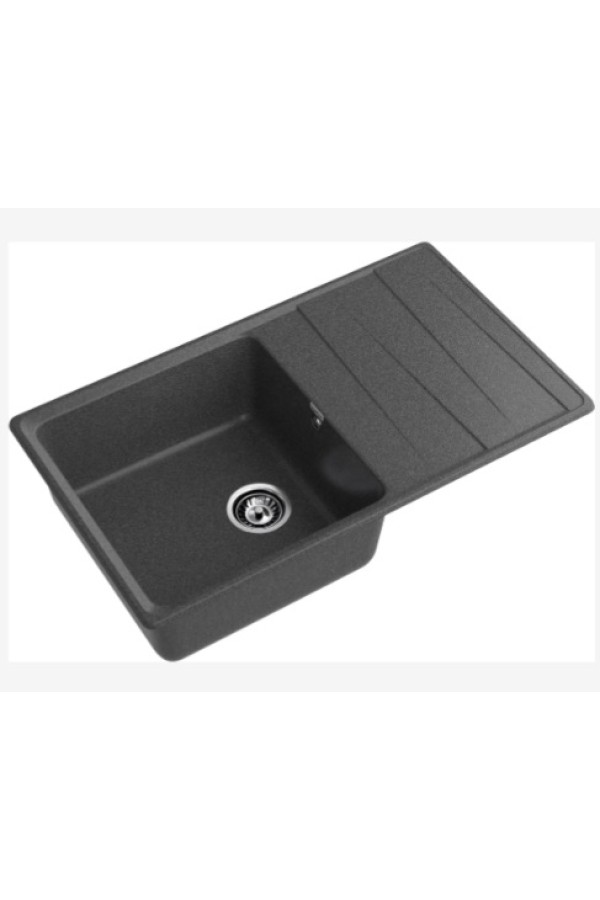 мойка мраморная GranFest Level 860L графит 860*500*200 мм