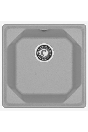 мойка мраморная GranFest Unique 500 серый 500*500*200 мм