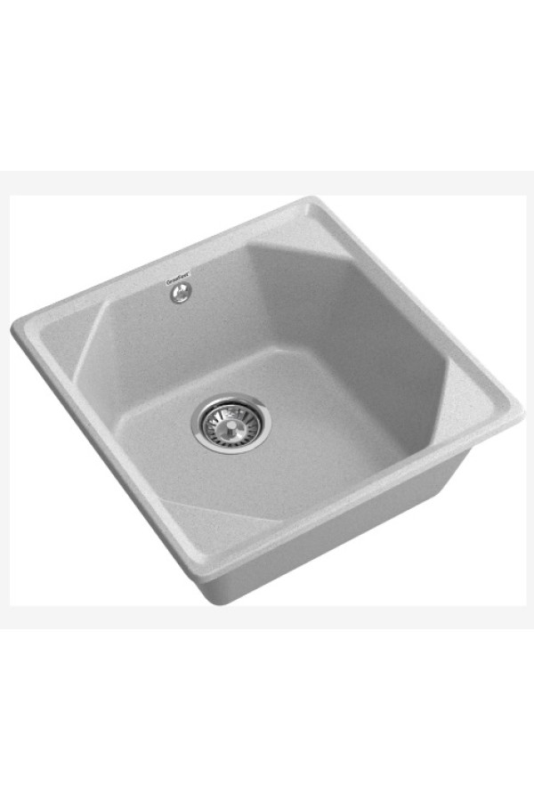 мойка мраморная GranFest Unique 500 серый 500*500*200 мм