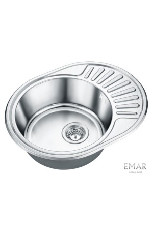 мойка EMAR 5745 нерж.сталь врезная 570*450*180*0,8