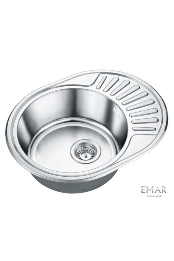 мойка EMAR 5745 нерж.сталь врезная 570*450*180*0,8