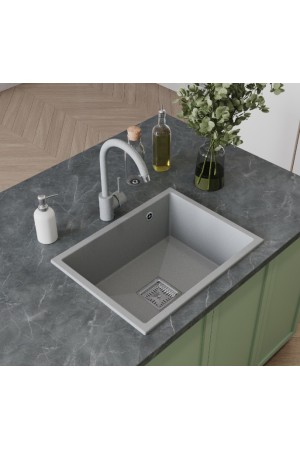 мойка кварцевая Tolero Blade-550 саванна, 550*420*200 мм