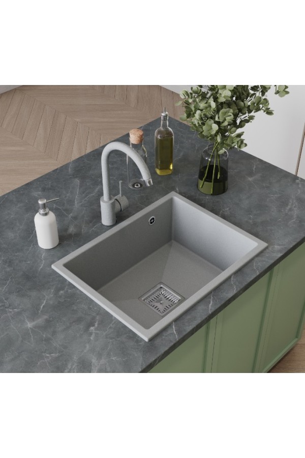 мойка кварцевая Tolero Blade-550 саванна, 550*420*200 мм