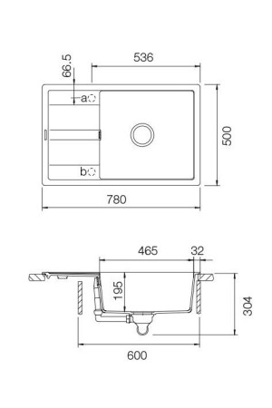 SCHOCK мойка кварцевая Optima 60D MAX Cristalite 500*780 баварский камень/701020