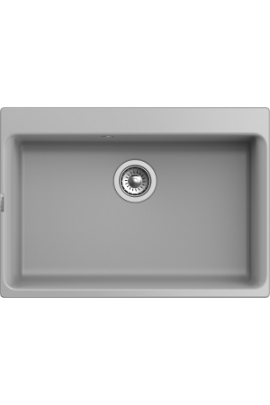 мойка кварцевая Rivelato AXEL 70 серый металлик 730*520*200мм