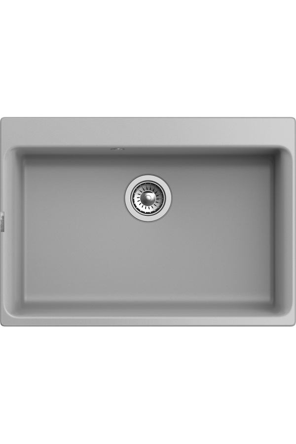 мойка кварцевая Rivelato AXEL 70 серый металлик 730*520*200мм