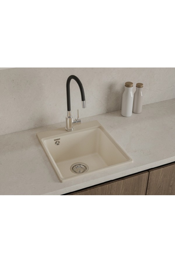 мойка мраморная GranFest Level 420 черный 420*480*200 мм