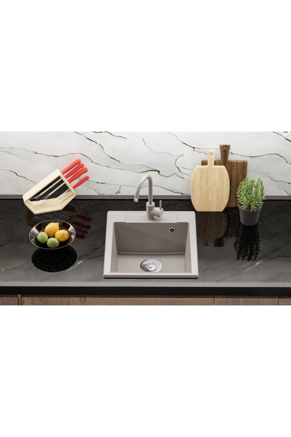 мойка мраморная Argo 460 №328 опал  460*510*200мм