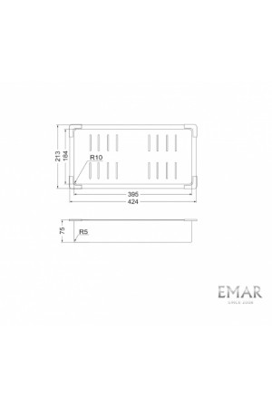 корзина 400 EMAR (к мойке EMB-117А)